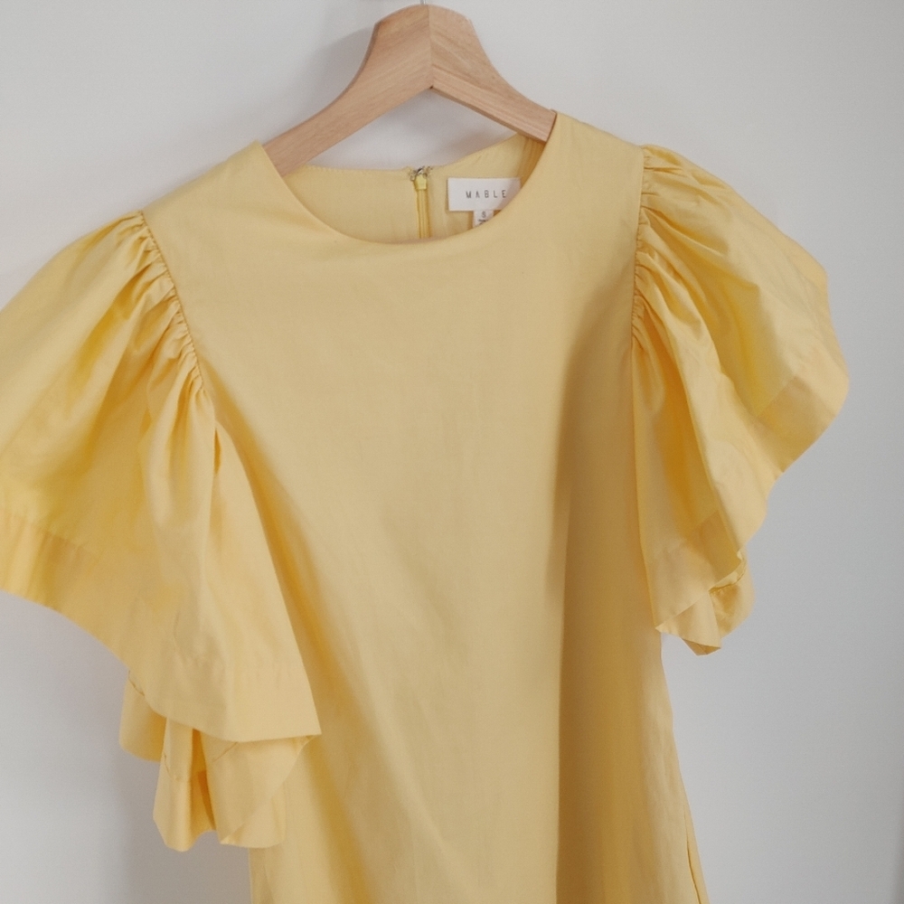 Mable Flutter Sleeve Dress - Picture 2 of 6